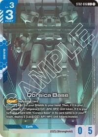 Corsica Base (C+) - Starter Deck 02: Wings of Advance - Gundam Card Game card