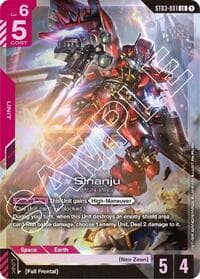 Sinanju - Starter Deck 03: Zeon's Rush - Gundam Card Game card