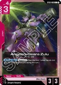 Angelo's Geara Zulu - Starter Deck 03: Zeon's Rush - Gundam Card Game card