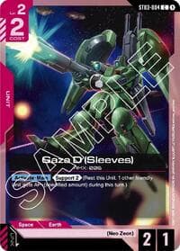 Gaza D (Sleeves) - Starter Deck 03: Zeon's Rush - Gundam Card Game card