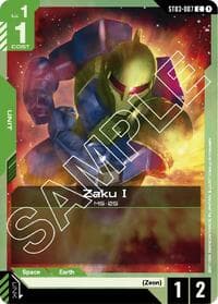 Zaku I - Starter Deck 03: Zeon's Rush - Gundam Card Game card