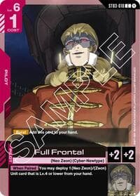 Full Frontal - Starter Deck 03: Zeon's Rush - Gundam Card Game card