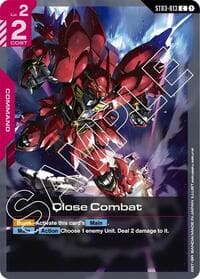 Close Combat - Starter Deck 03: Zeon's Rush - Gundam Card Game card