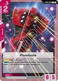 Rewloola - Starter Deck 03: Zeon's Rush - Gundam Card Game card