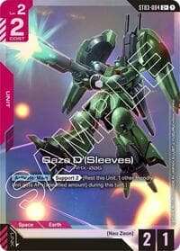 Gaza D (Sleeves) (C+) - Starter Deck 03: Zeon's Rush - Gundam Card Game card