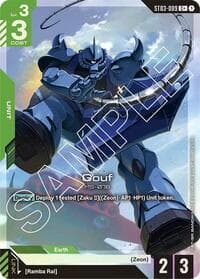 Gouf (C+) - Starter Deck 03: Zeon's Rush - Gundam Card Game card