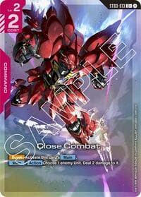 Close Combat (C+) - Starter Deck 03: Zeon's Rush - Gundam Card Game card