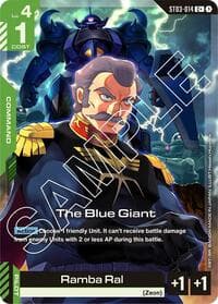 The Blue Giant (C+) - Starter Deck 03: Zeon's Rush - Gundam Card Game card