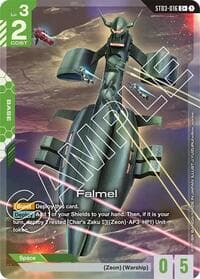 Falmel (C+) - Starter Deck 03: Zeon's Rush - Gundam Card Game card