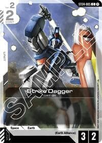 Strike Dagger - Starter Deck 04: SEED Strike - Gundam Card Game card