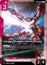 Aegis Gundam (MA Mode) - Starter Deck 04: SEED Strike - Gundam Card Game card