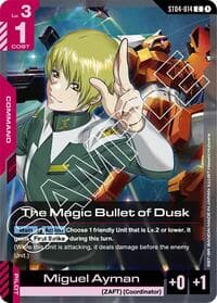 The Magic Bullet of Dusk - Starter Deck 04: SEED Strike - Gundam Card Game card