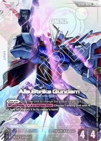 Aile Strike Gundam (LR+) - Starter Deck 04: SEED Strike - Gundam Card Game card