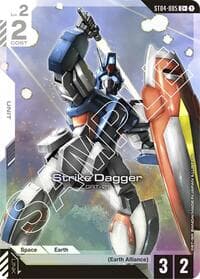 Strike Dagger (C+) - Starter Deck 04: SEED Strike - Gundam Card Game card