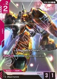 Miguel's Ginn (C+) - Starter Deck 04: SEED Strike - Gundam Card Game card