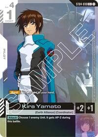 Kira Yamato (C+) - Starter Deck 04: SEED Strike - Gundam Card Game card