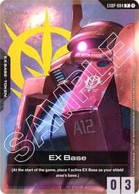 EX Base (EXBP-004) (First Combat) - Promotional EX Base Tokens - Gundam Card Game card
