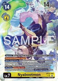 Nyabootmon (Alternate Art) - Cyber Eden - Digimon Card Game card