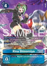 Rina Shinomiya (Alternate Art) - Cyber Eden - Digimon Card Game card