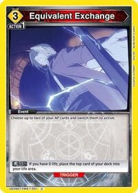Equivalent Exchange - UE09ST: FULLMETAL ALCHEMIST Starter Deck - Union Arena card