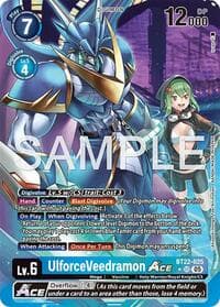 UlforceVeedramon ACE (Alternate Art) - Cyber Eden - Digimon Card Game card