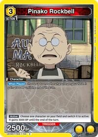 Pinako Rockbell - UE09ST: FULLMETAL ALCHEMIST Starter Deck - Union Arena card