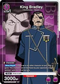King Bradley (R*) - UE09ST: FULLMETAL ALCHEMIST Starter Deck - Union Arena card