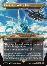 Bhujerba, Floating City - City of Brass - Game Day & Store Championship Promos - Magic: The Gathering card