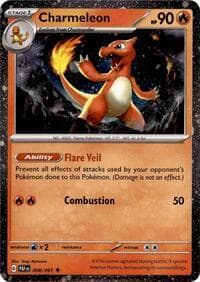 Charmeleon - 008/091 (Cosmos Holo) - Miscellaneous Cards & Products - Pokemon card