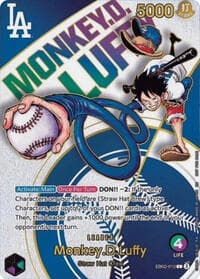 Monkey.D.Luffy (010) (Dodgers x ONE PIECE) - One Piece Promotion Cards - One Piece Card Game card