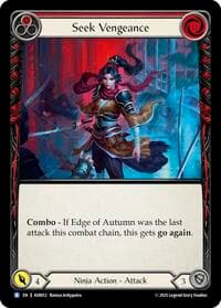 Seek Vengeance (Red) - Armory Deck: Ira - Flesh and Blood TCG card
