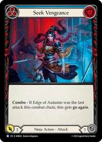 Seek Vengeance (Blue) - Armory Deck: Ira - Flesh and Blood TCG card
