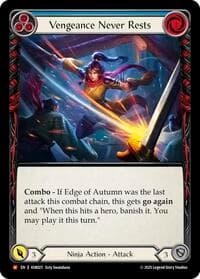 Vengeance Never Rests - Armory Deck: Ira - Flesh and Blood TCG card