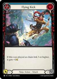 Flying Kick (Blue) - Armory Deck: Ira - Flesh and Blood TCG card