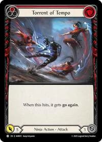 Torrent of Tempo (Red) - Armory Deck: Ira - Flesh and Blood TCG card