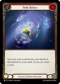 Sink Below (Red) - Armory Deck: Ira - Flesh and Blood TCG card
