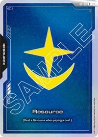 Resource (RP-011) (Earth Federation Force) - Promotional Resource Tokens - Gundam Card Game card