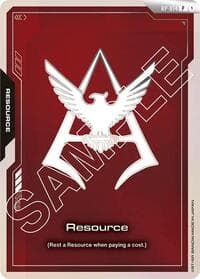 Resource (RP-014) (Char Aznable Emblem) - Promotional Resource Tokens - Gundam Card Game card