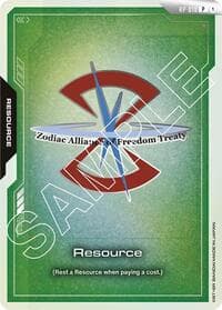 Resource (RP-018) (ZAFT) - Promotional Resource Tokens - Gundam Card Game card
