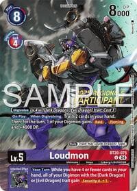 Loudmon (Regionals 25-26 Season 2 Participant) - Release Special Booster 2.0 - Digimon Card Game card