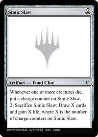 Simic Slaw - Un-Known Event Playtest Cards - Magic: The Gathering card