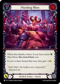 Mocking Blow (Red) - Super Slam - Flesh and Blood TCG card