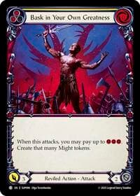 Bask in Your Own Greatness (Yellow) - Super Slam - Flesh and Blood TCG card