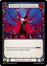 Bask in Your Own Greatness (Blue) - Super Slam - Flesh and Blood TCG card