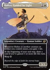 Haliya, Guided by Light (Borderless) - Edge of Eternities - Magic: The Gathering card