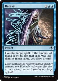 Unravel - Edge of Eternities - Magic: The Gathering card