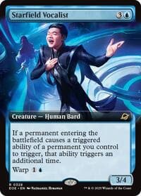 Starfield Vocalist (Extended Art) - Edge of Eternities - Magic: The Gathering card