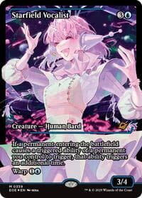 Starfield Vocalist (Showcase) - Edge of Eternities - Magic: The Gathering card