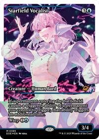 Starfield Vocalist (Showcase) (Fracture Foil) - Edge of Eternities - Magic: The Gathering card