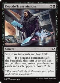 Decode Transmissions - Edge of Eternities - Magic: The Gathering card